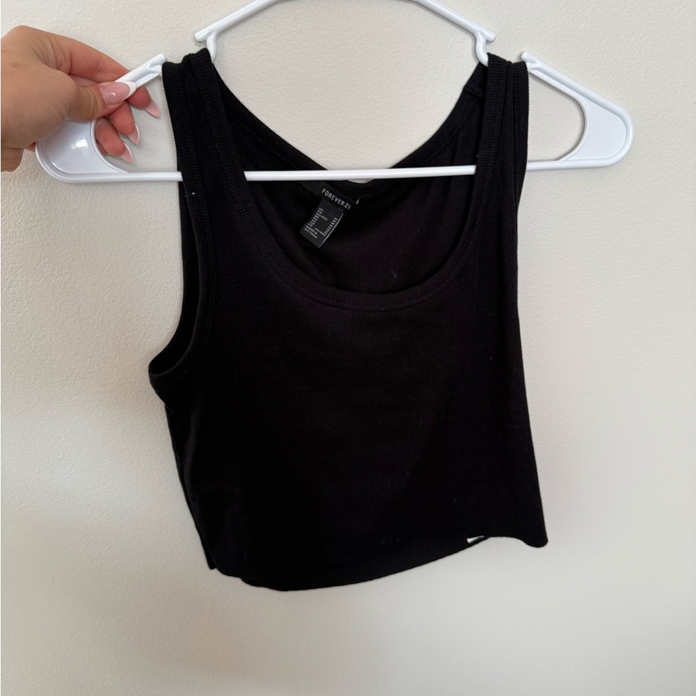 Forever 21 Black Crop Top